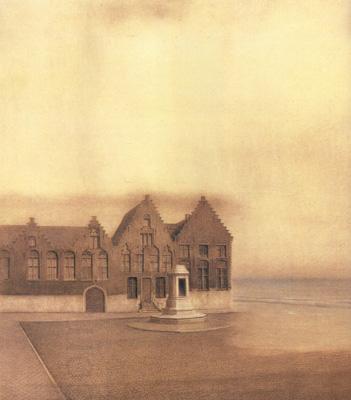 Fernand Khnopff The Abandoned Town (mk19) oil painting picture